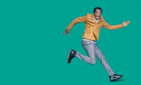 Stephen K Amos: ‘My Feet Are a Disaster’ Plus They’re Connected to the Spindliest Legs You’ve Ever Seen.